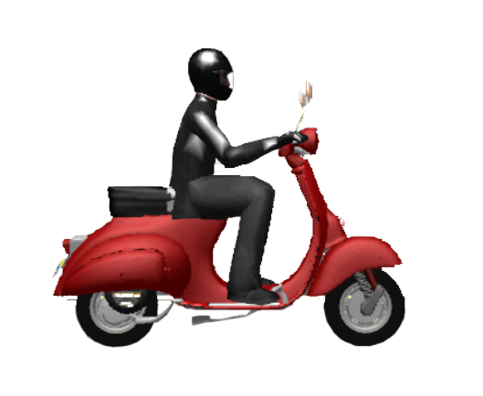 台灣輕型機車3D模型