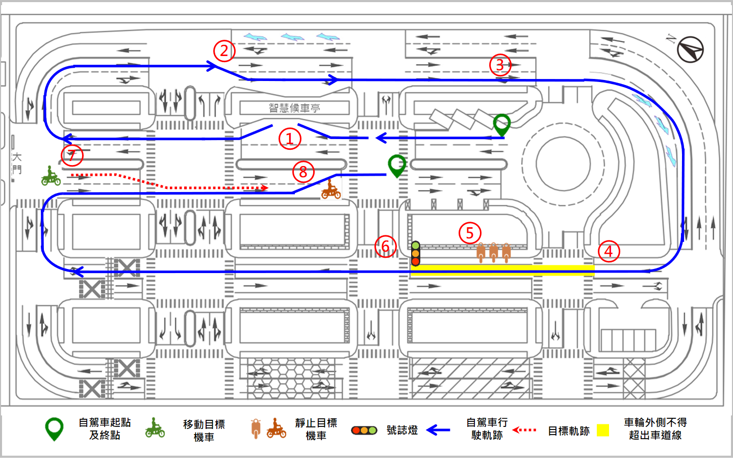 匿測試運行路線總分 512.77