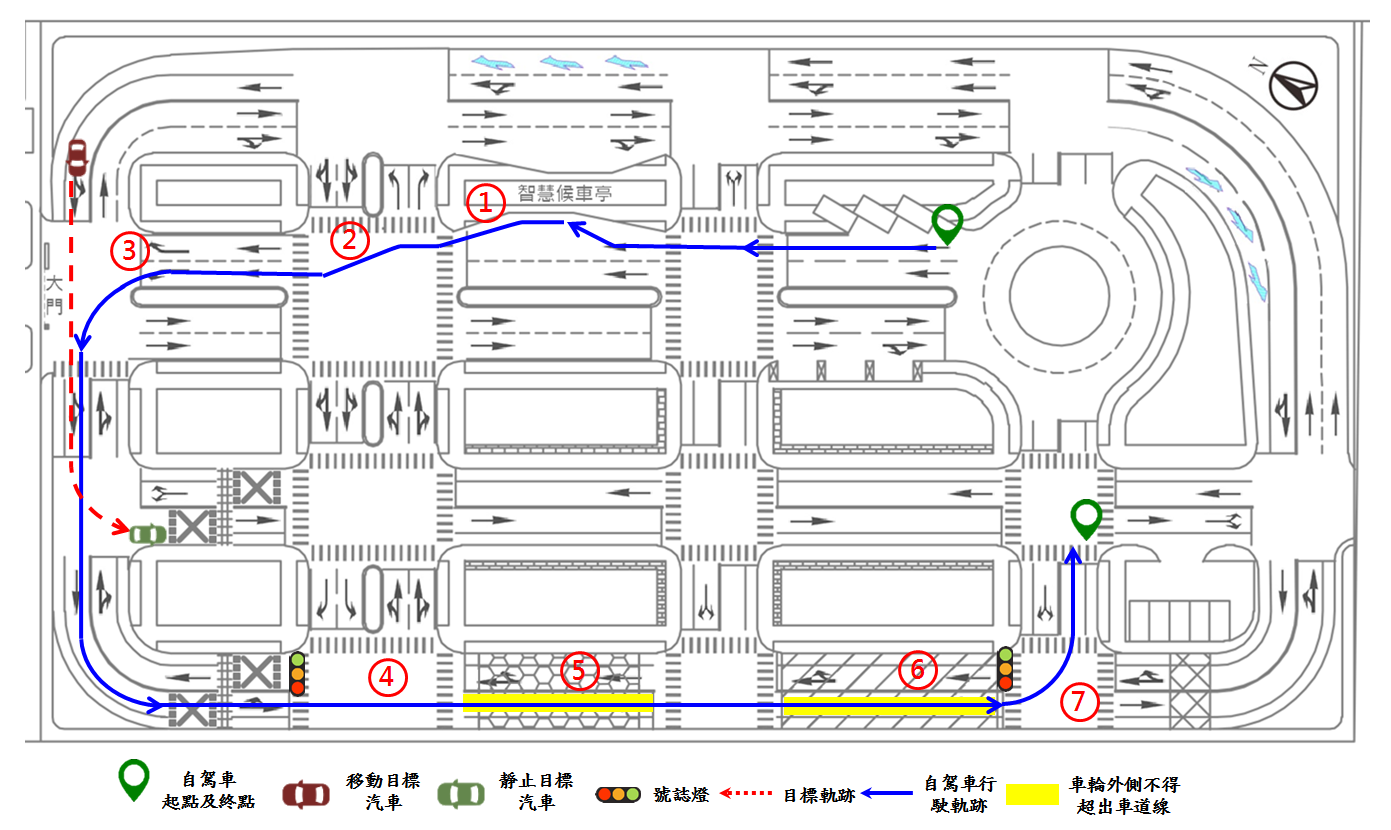 匿測試運行路線總分 651.22