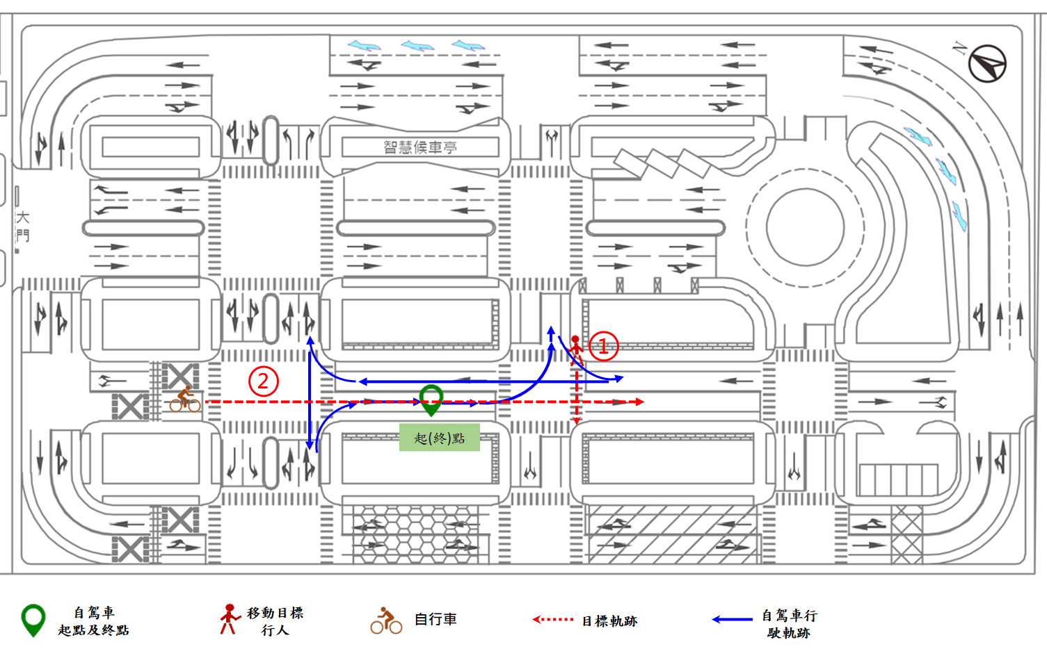 匿測試運行路線總分 326.89